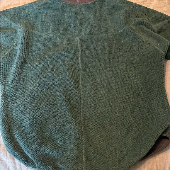 FP Movement by Free People Forest Green Half-Zip Fleece with Charcoal Trim - Picture 4 of 7